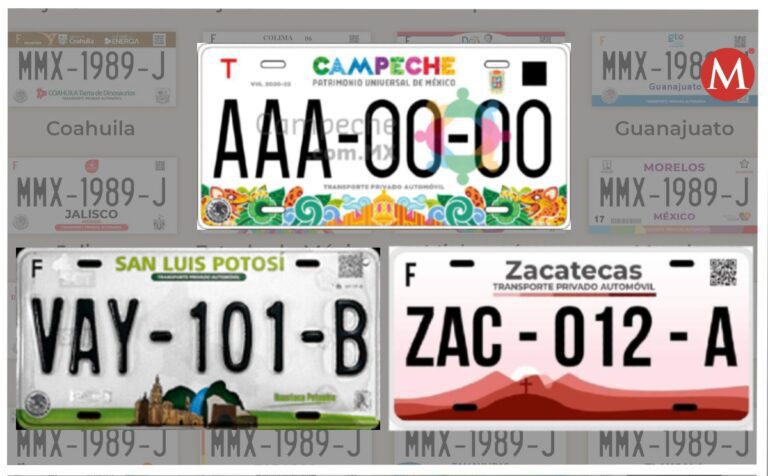 Cómo obtener placas vehiculares en Colombia 2 placas vehiculares