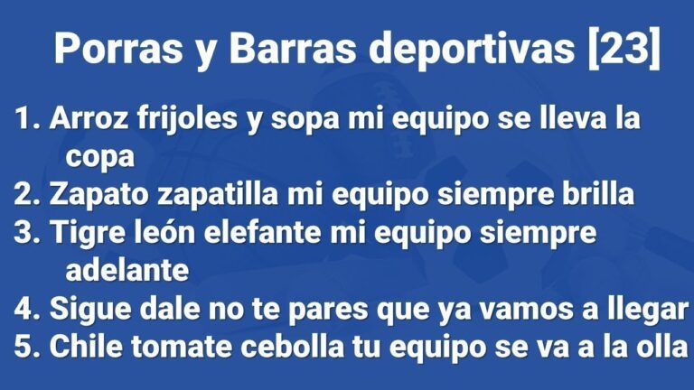 Cómo crear porras motivadoras para equipos deportivos 2 porras motivadoras